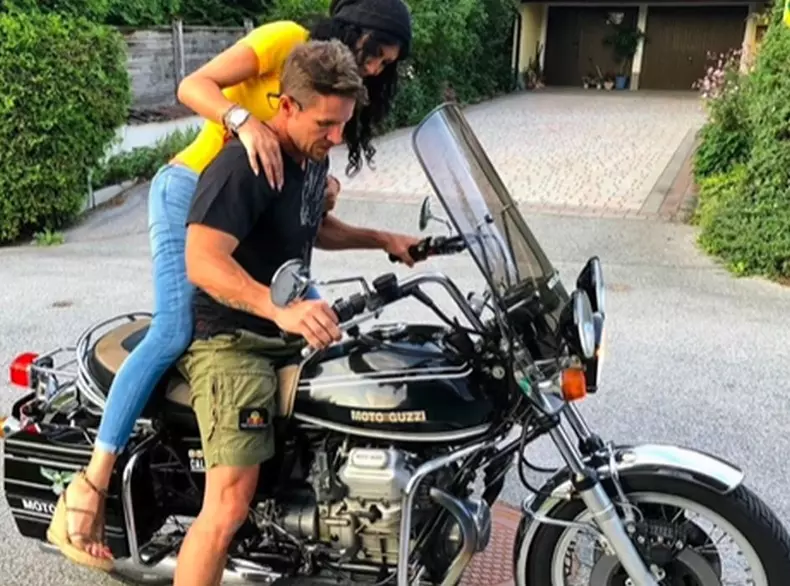 mihaela si felix pe motor