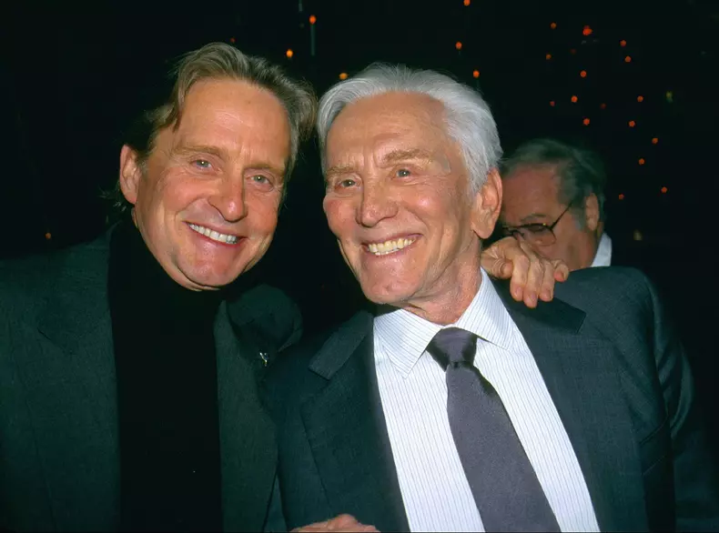 Kirk și Michael Douglas