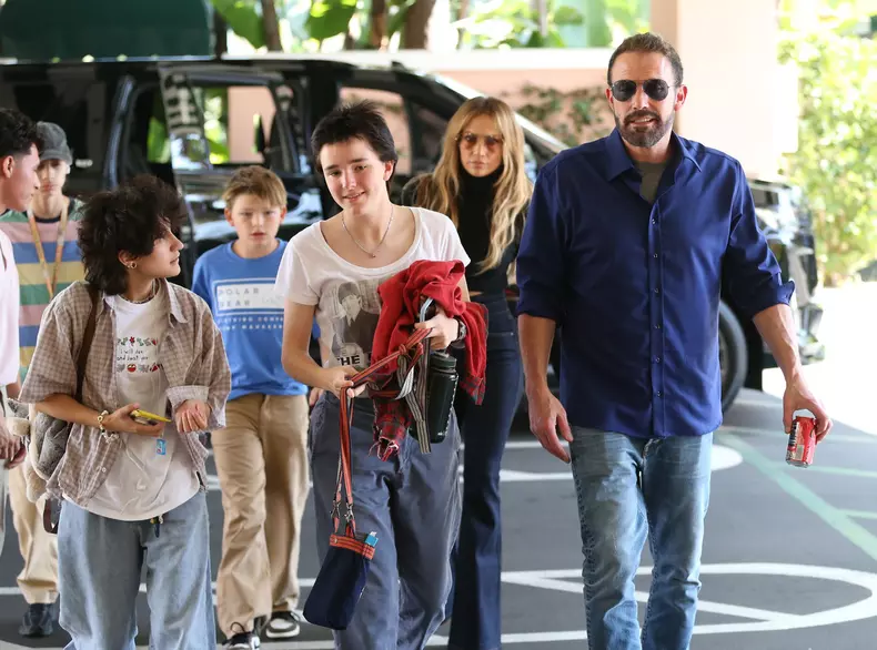 Ben Affleck And Jennifer Lopez Have Tense Reunion Amid Divorce At Beverly Hills Hotel With Their Children - 14 Sep 2024