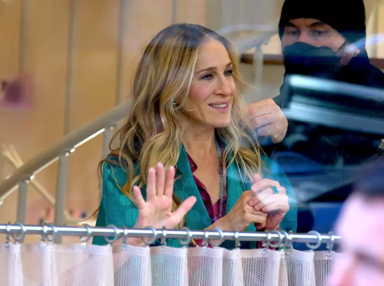 Sarah Jessica Parker On Set - NYC