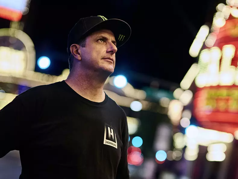 Ken Block and the Audi S1 Hoonitron electrify Las Vegas