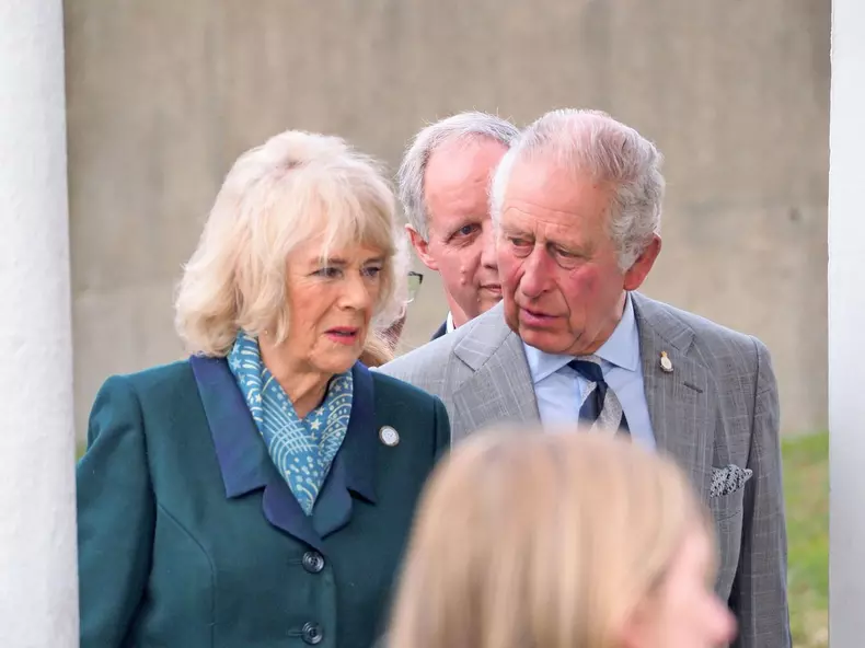 Sheerness, Kent, UK. 2nd Feb, 2022. Prince Charles & Camilla visiting the Sports Centre / Healthy Living Centre in Sheerness, Kent this morning as part of a tour of Kent. They arrived at the Sheerness Healthy Living Centre meeting with staff and volunteer