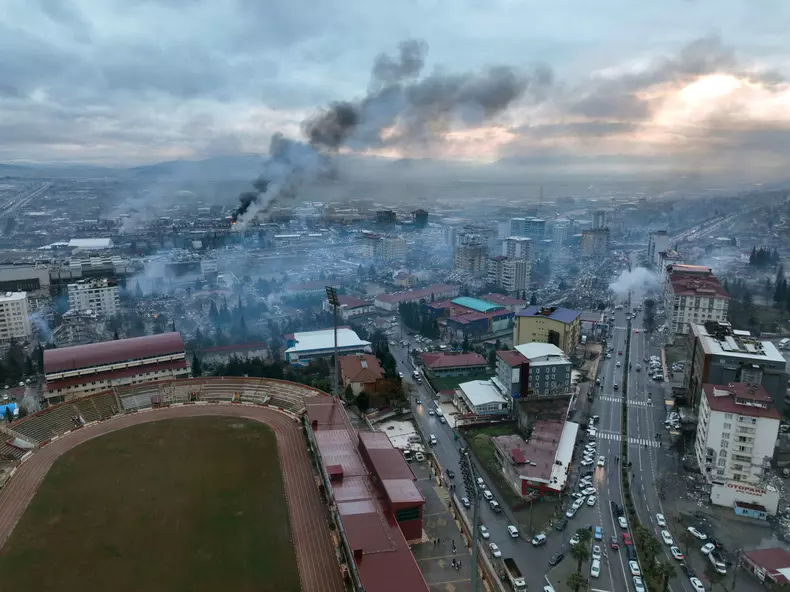 Aftermath of the Powerful Quake Rocks In Kahramanmaras -Turkey