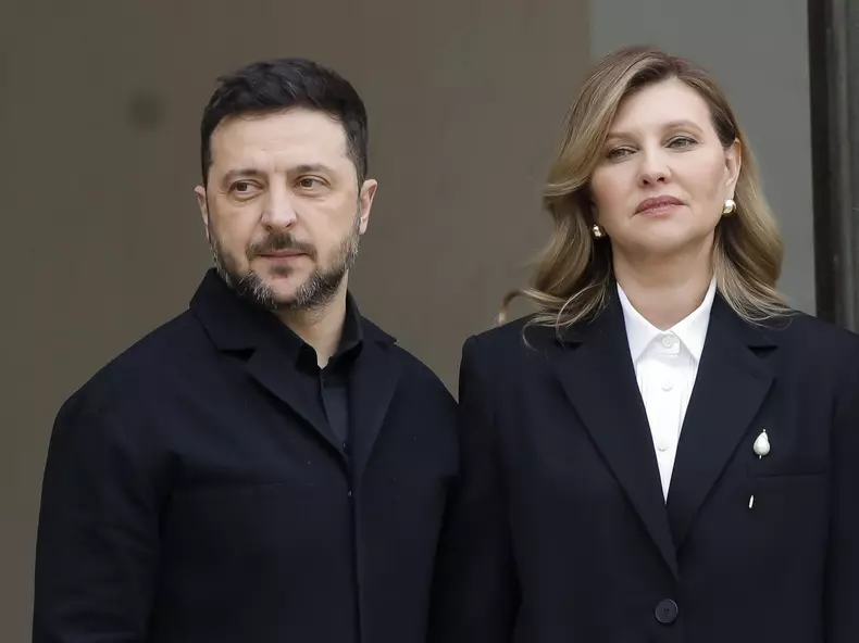 President Macron Welcomes President Zelensky - Paris