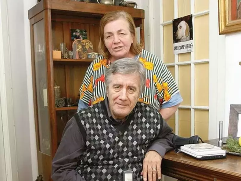 Cornel Constantiniu si sotia sa