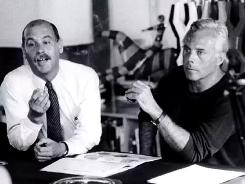 Giorgio Armani și Sergio Galeotti