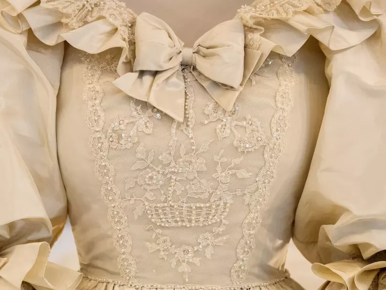 Prince Diana's Wedding Dress Goes On Display For The First Time In 25 Years At Royal Exhibition