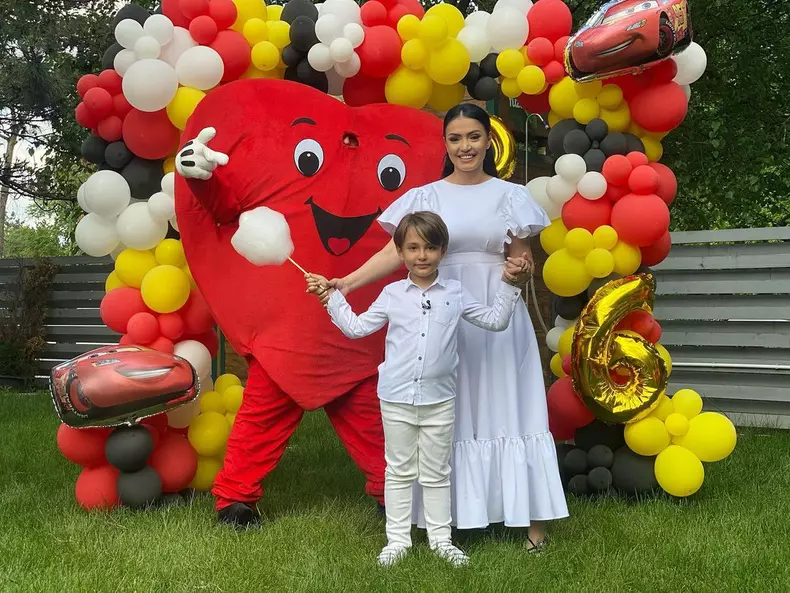 Andreea Mantea și fiul ei David