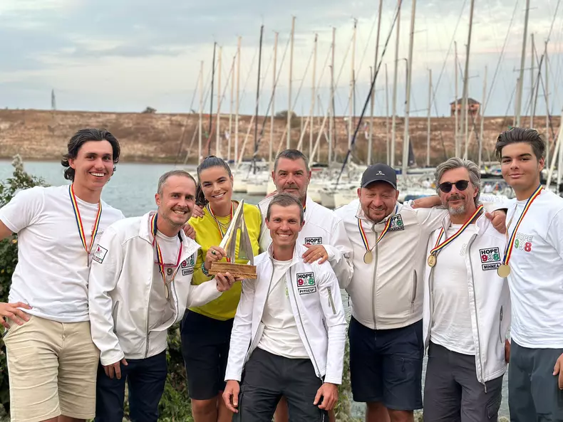 Șerban Copoț echipaj HOPE aur Campionatul Național ORC 2023 (8)