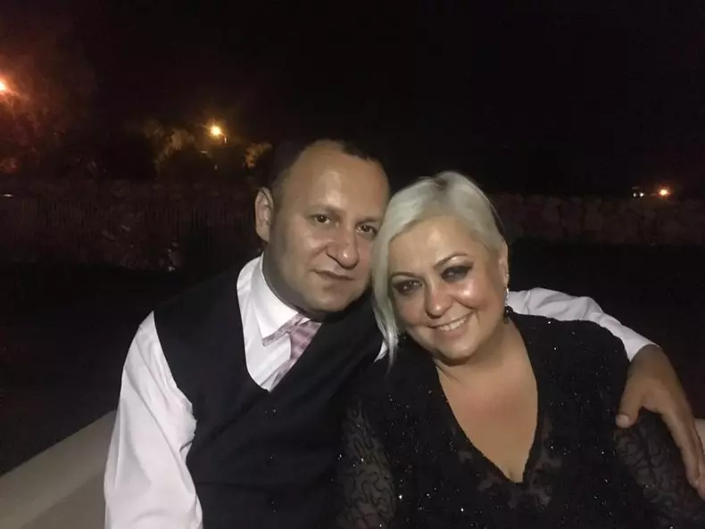 Monica Anghel şi soţul ei, Marian Caraivan