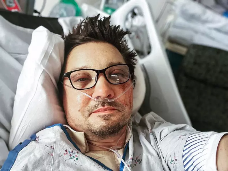 Jeremy Renner sur Instagram