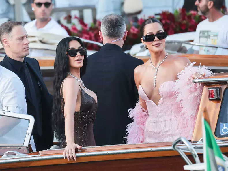 Celebs On Their Way To Bezos-Sanchez Wedding - Venice