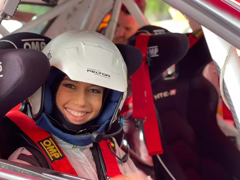 Maria Iordănescu a fost copilot în etapa de la Sinaia a Campionatului de viteză în coastă
