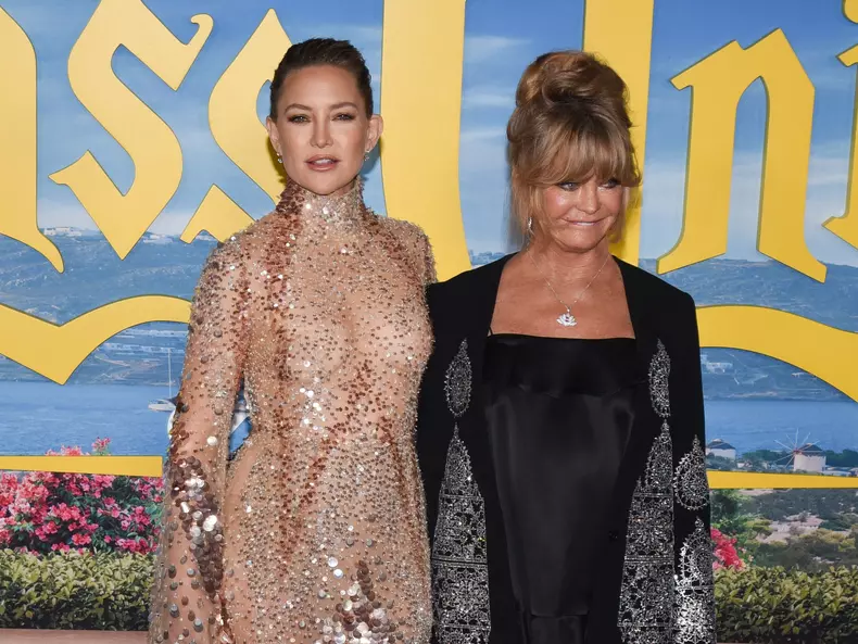 Kate Hudson si Goldie Hawn