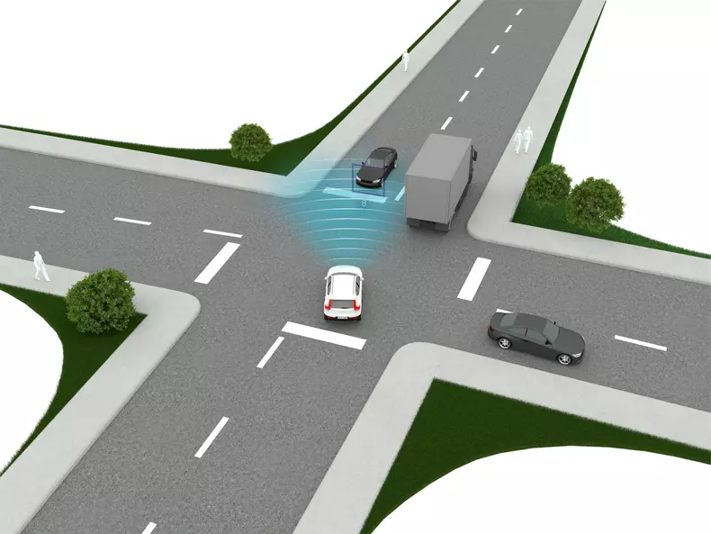 New Volvo XC40 – City Safety Intersection