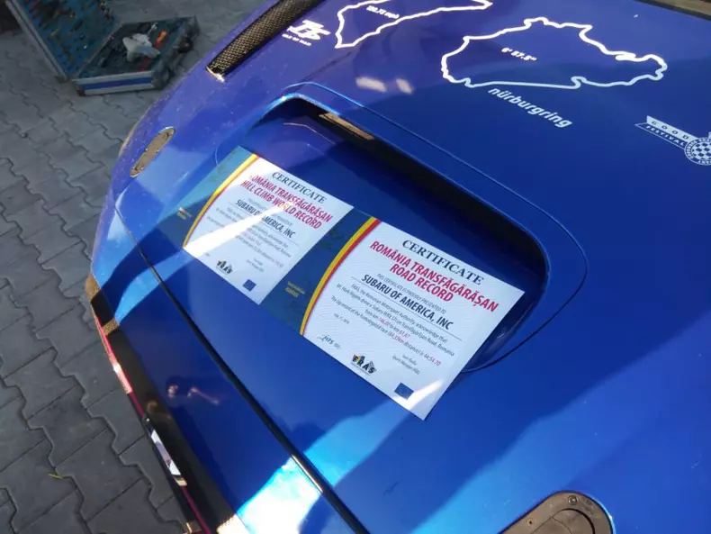 record pe Transfăgărășan