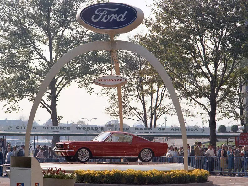 1964 World’s Fair Ford Mustang introduction
