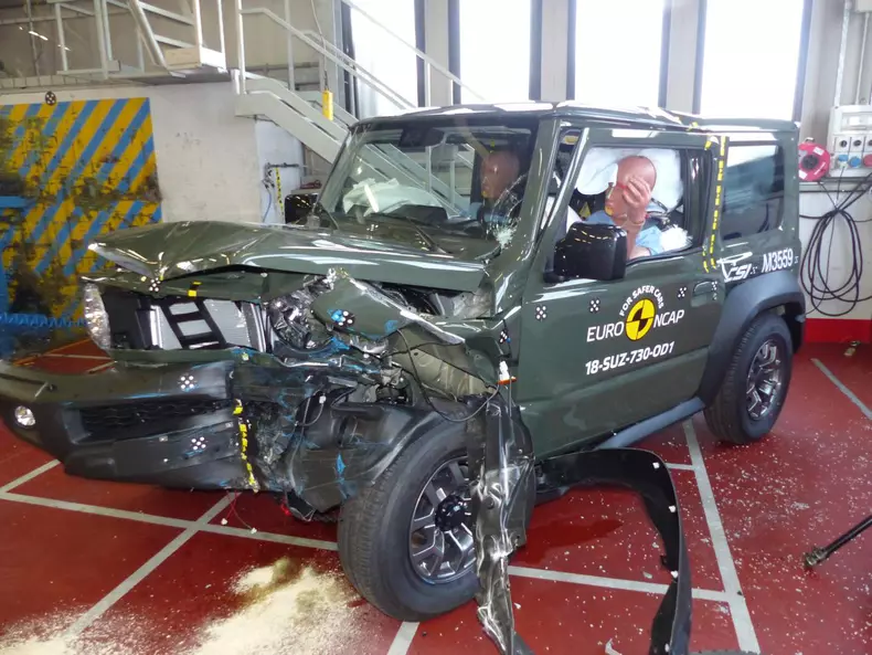 Suzuki Jimny 2018 crashtest EuroNCAP02