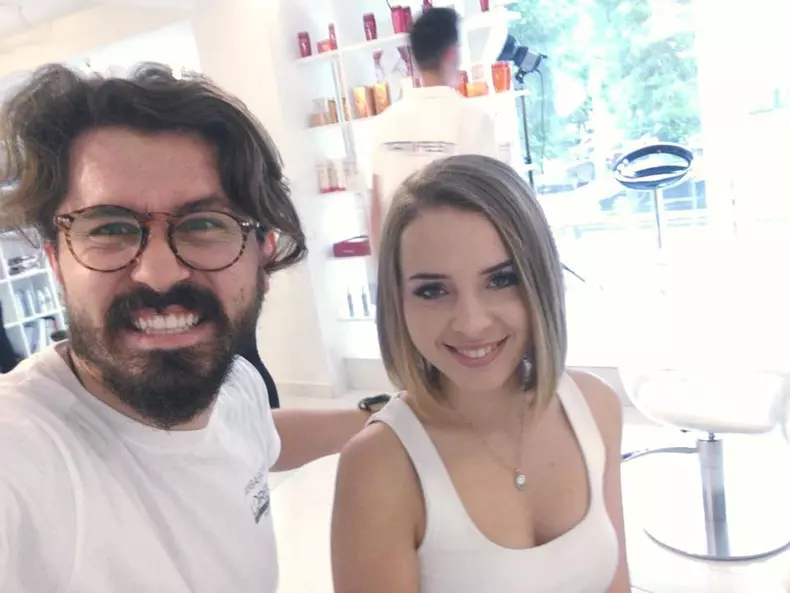 Ilinca Bacila schimbare de look