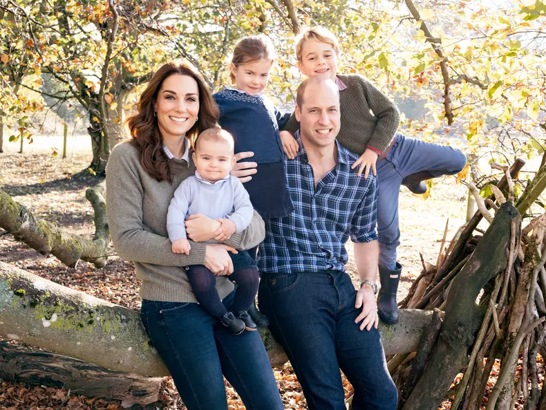 Kate Middleton, Prințul William, Prințesa Charlotte, Prințul George, Prințul Louis