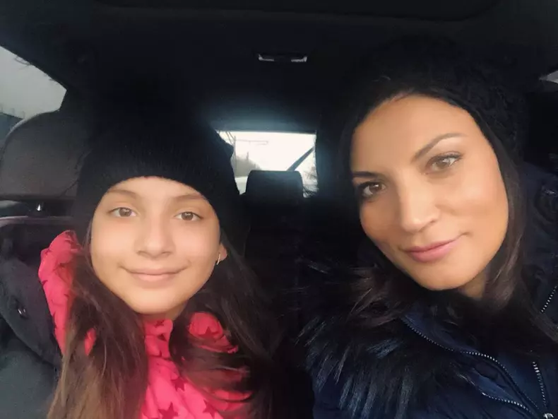 Ioana Ginghină și fiica ei Ruxandra