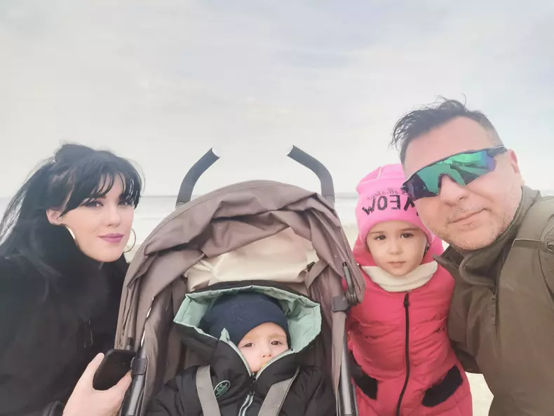 Christian, Iulia, Anais și Christian Jr. Sabbagh