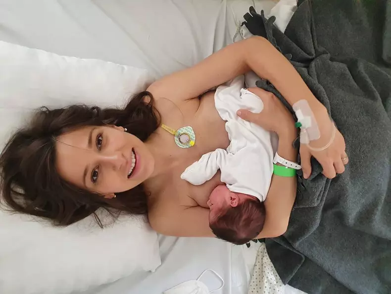 Dana Rogoz și fiica ei Lia Elena
