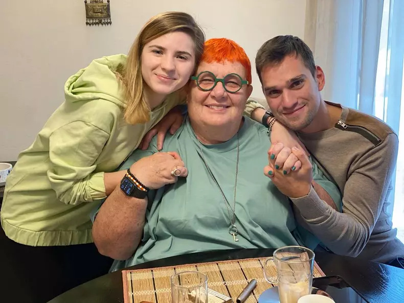 Vlad Gherman, mama lui și Cristina Ciobănașu