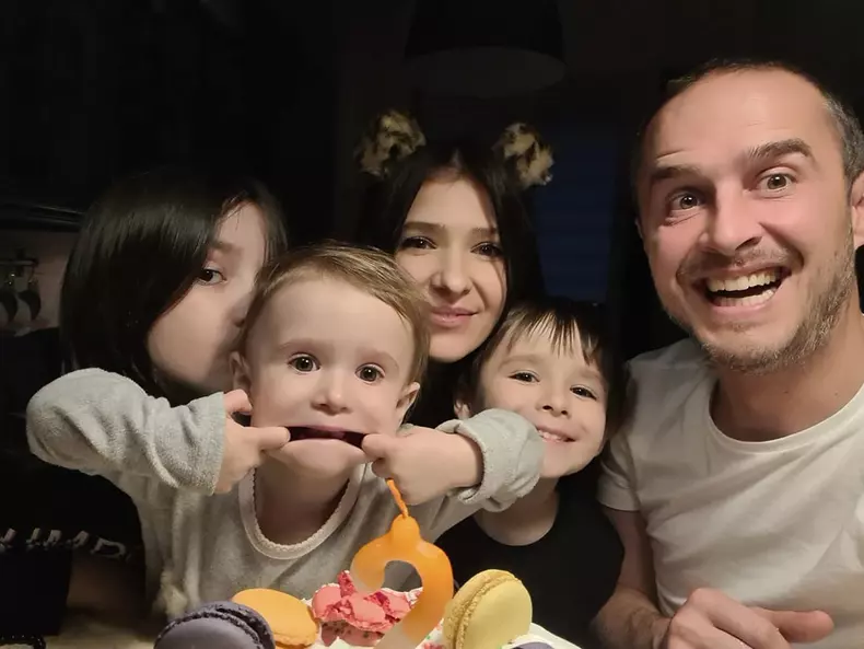 Șerban Copoț și soția au trei copii împreună