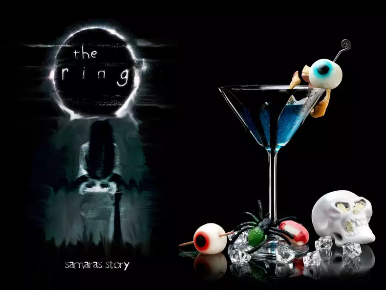 The Ring - cocktail Cold Blue Halloween