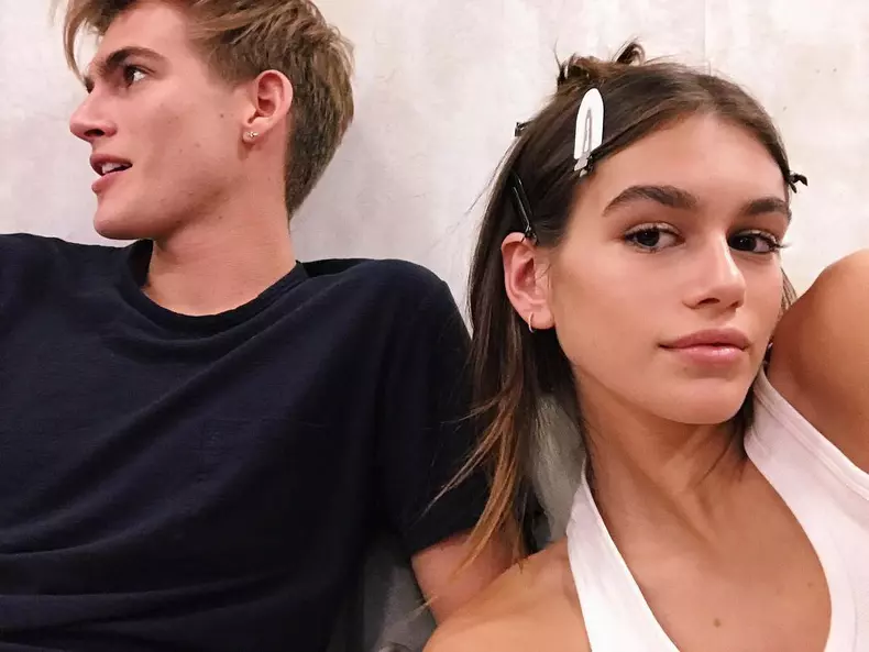 Kaia si fratele ei, Presley Gerber