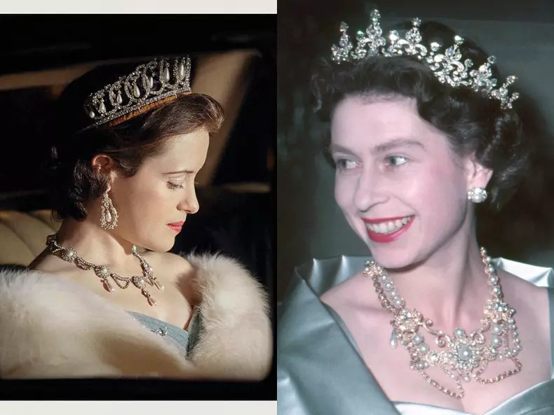 Claire Foy în rolul Reginei Elisabeta a II-a