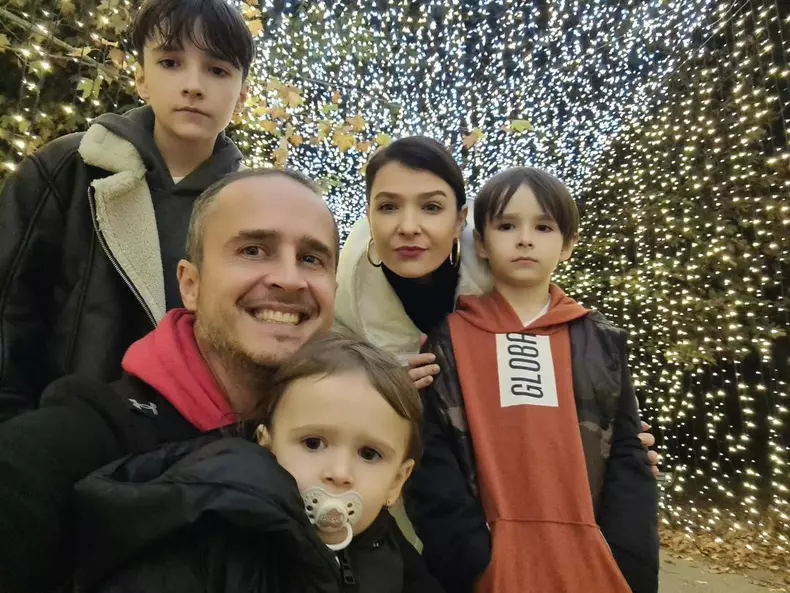 Șerban Copoț și familia lui