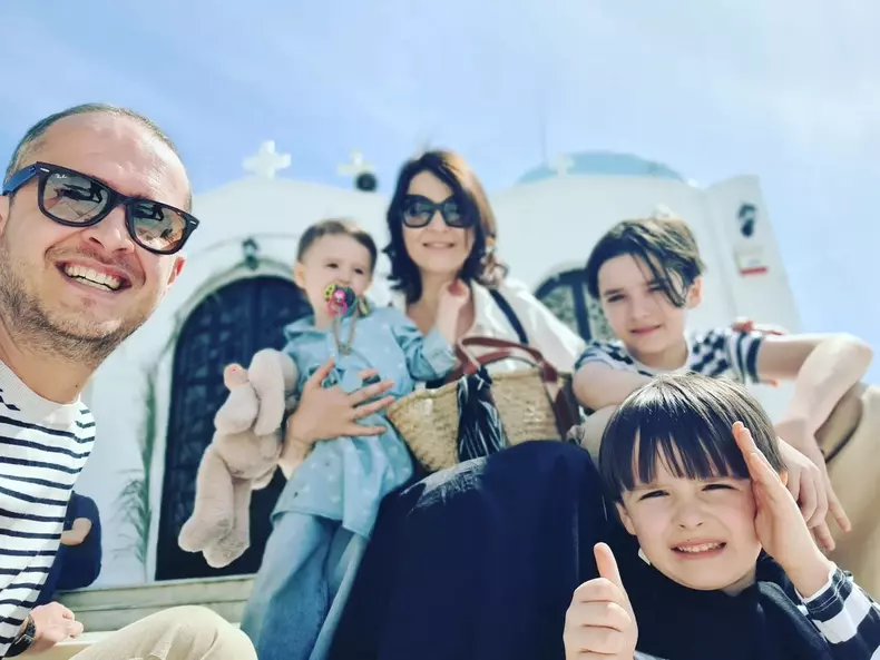 Șerban Copoț și familia lui