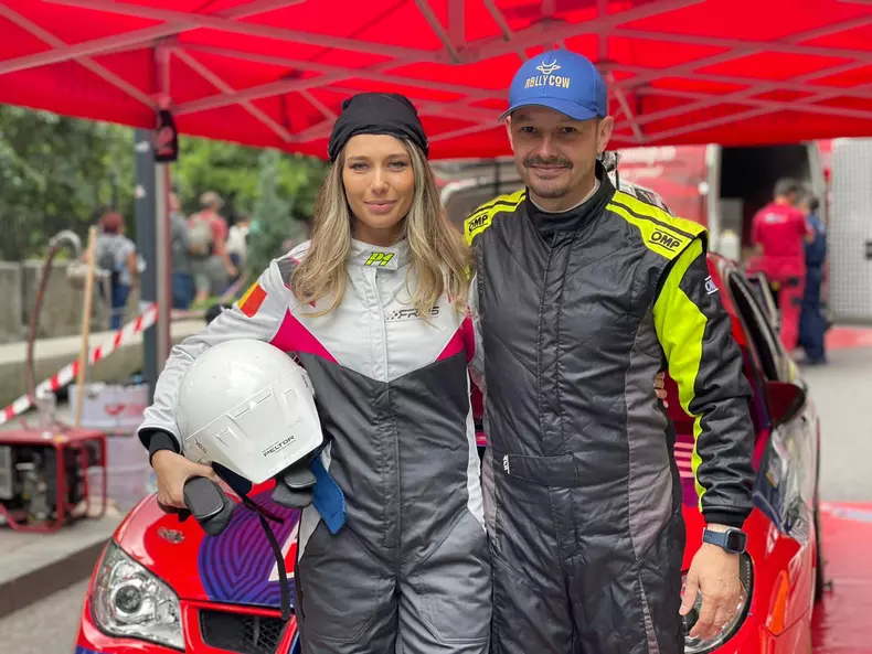 Maria Iordănescu a fost copilot în etapa de la Sinaia a Campionatului de viteză în coastă