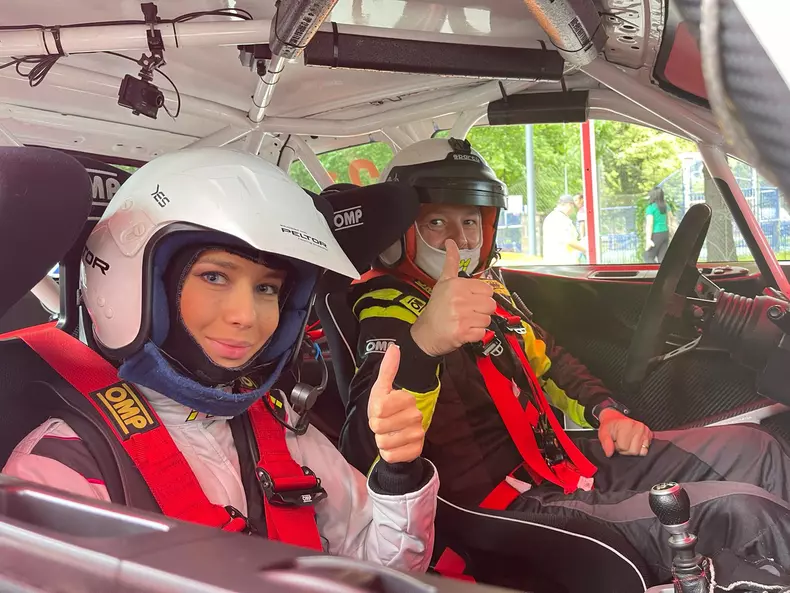 Maria Iordănescu a fost copilot în etapa de la Sinaia a Campionatului de viteză în coastă