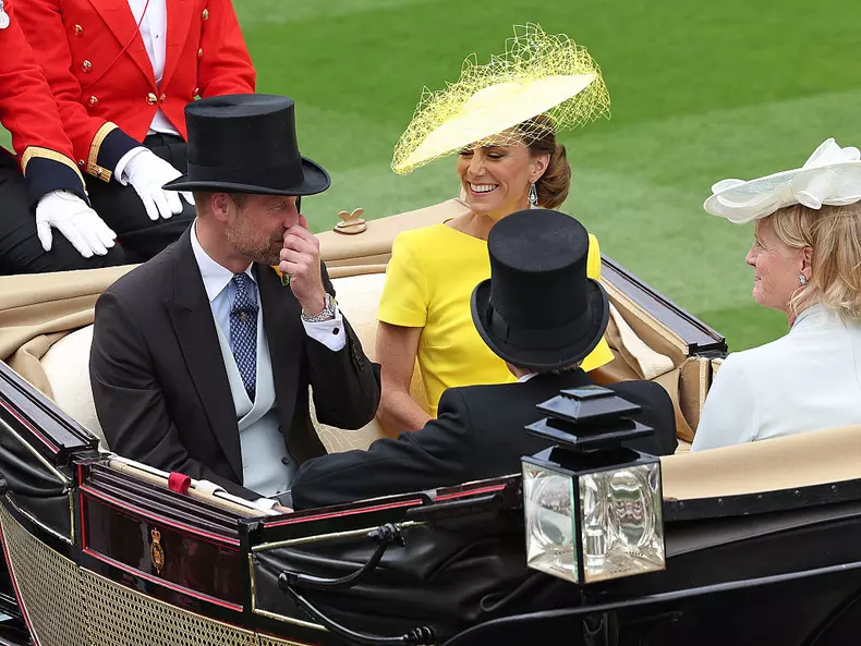 Prințul William și Kate Middleton, apariție regală la Royal Ascot