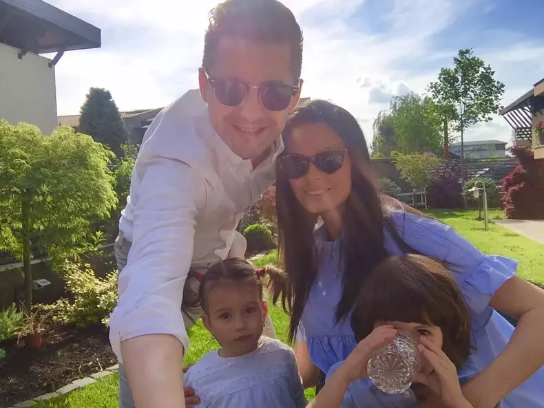 Anca Serea si familia