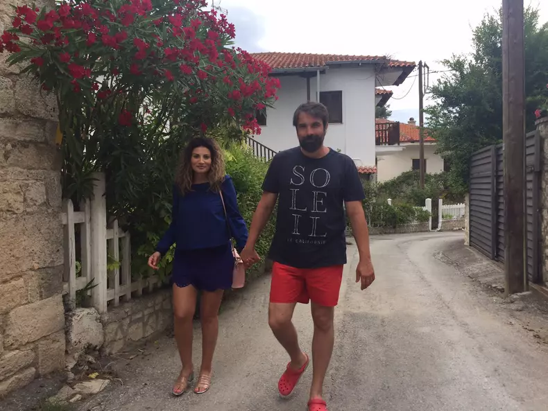 Ioana și Alexandru, în vacanță.