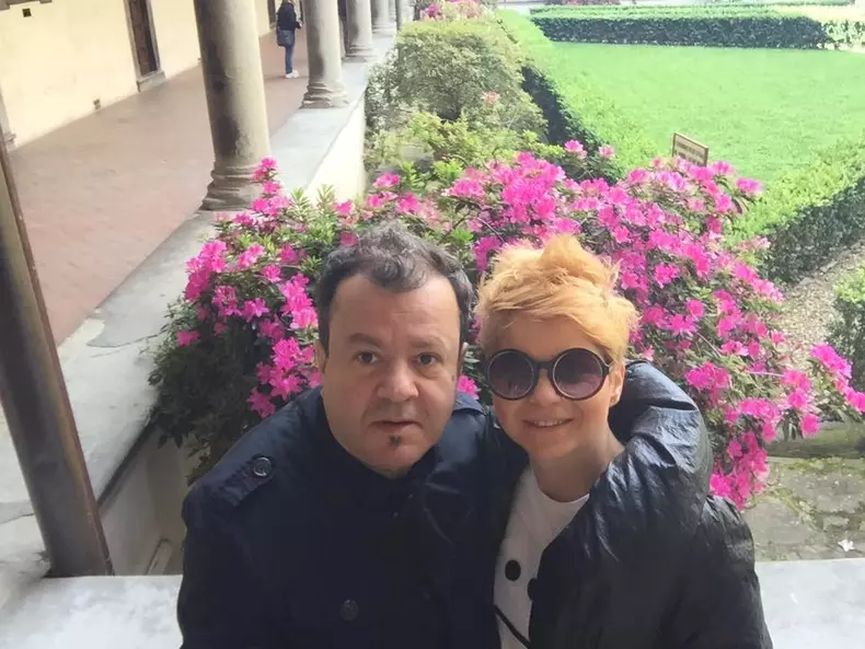 Drago Moștenescu și soția lui, Luminița