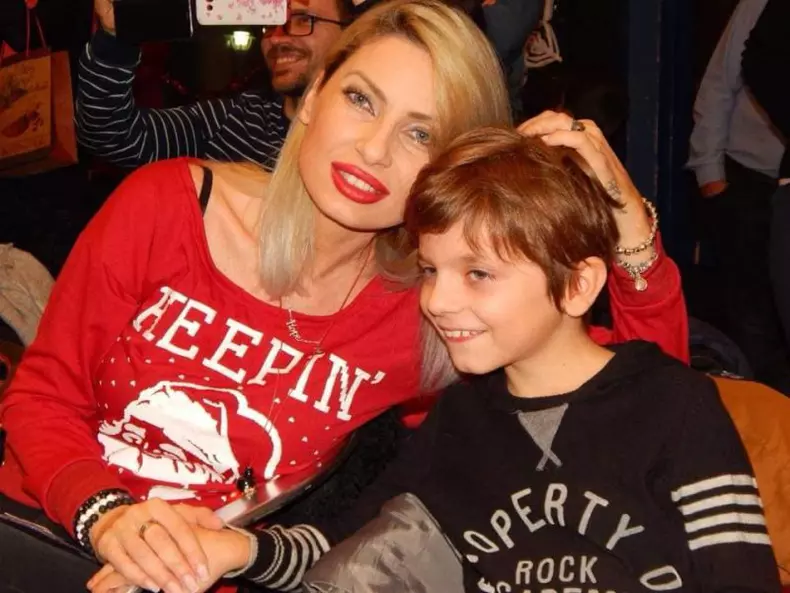 Adele Chirică şi fiul ei