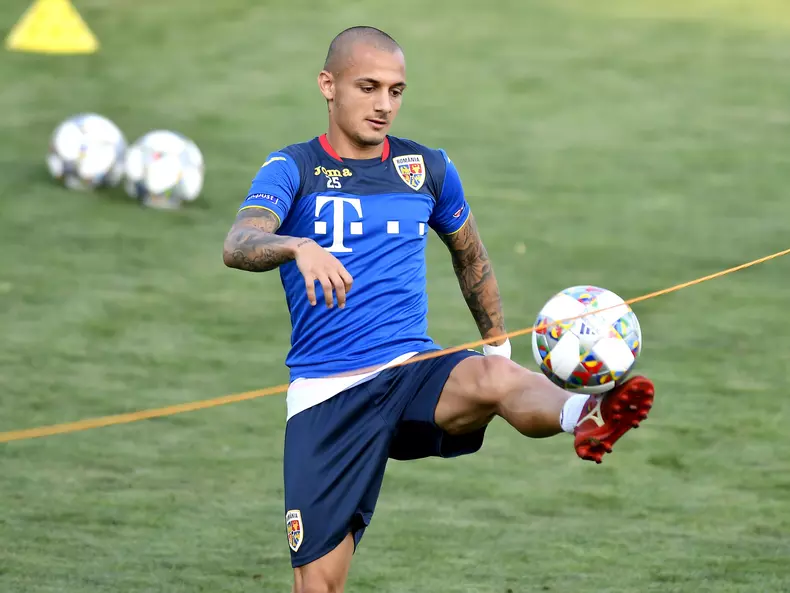 FOTBAL:ANTRENAMENT ROMANIA, CUPA NATIUNILOR (2.09.2018)