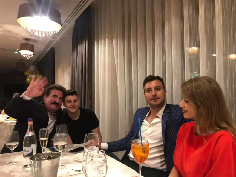 Alin impreuna cu Petrica Stoian