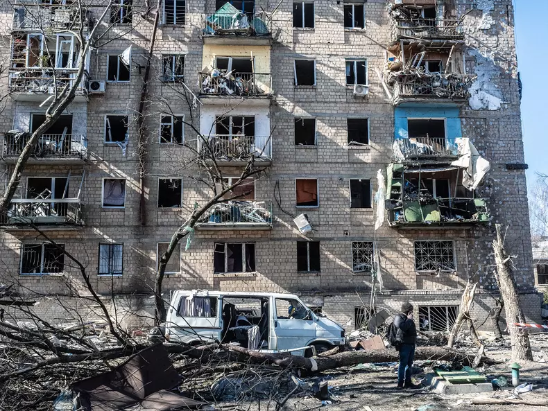 Bombing in the north of the city - Kiev