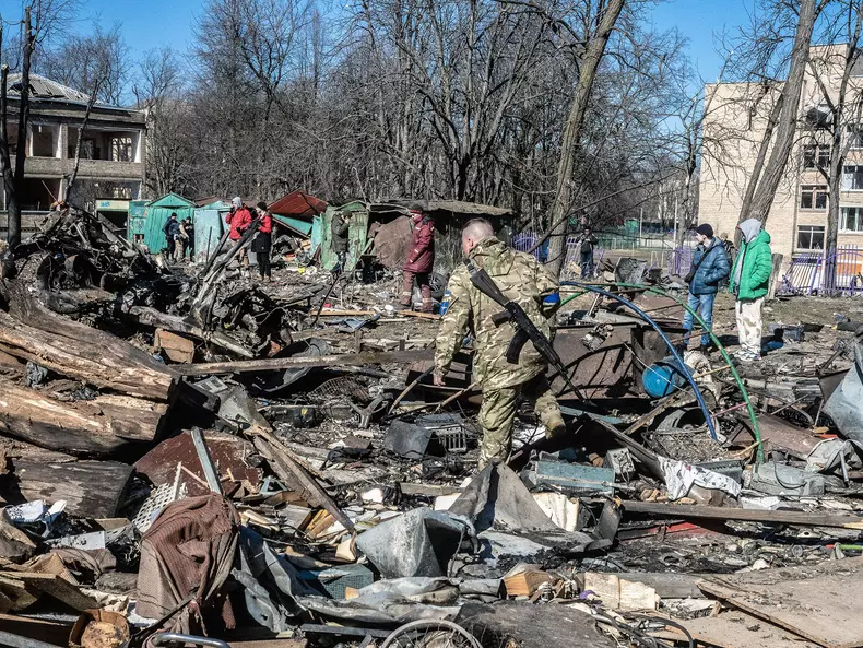 Bombing in the north of the city - Kiev