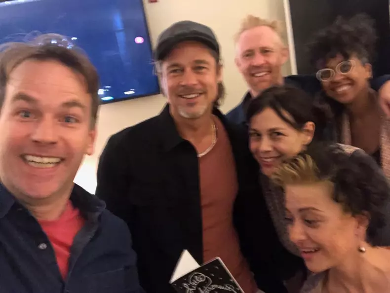 Brad Pitt și Alia Shawkat