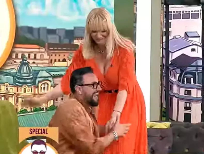 De ce l-a pălmuit Cristina Cioran pe Cătălin Măruță. S-a întâmplat în direct la TV