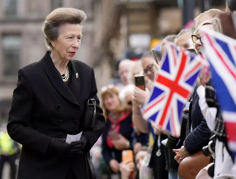 Princess Anne visit to Glasgow, Scotland, UK - 15 Sep 2022