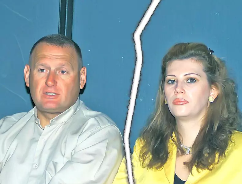 Viorel Cataramă și fosta lui iubită, Adela Surugiu, alături de care a stat 15 ani și care i-a dăruit un fiu, acum în vârstă de 19 ani.