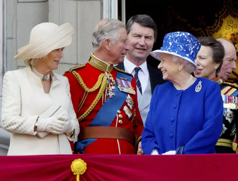 La famille royale britannique au balcon lors de la parade Trooping the Colour à Londres